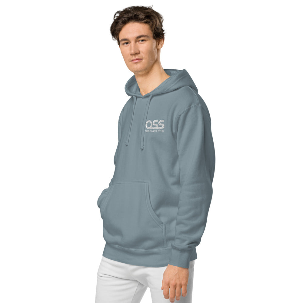 OSS Unisex pigment dyed hoodie